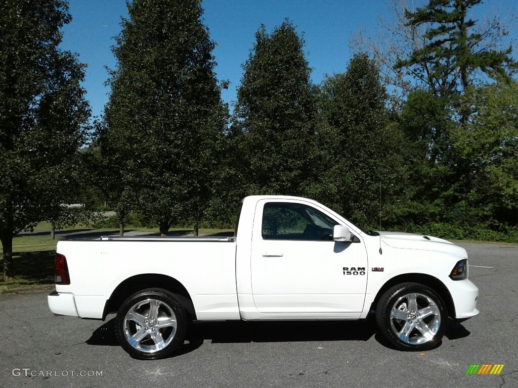 Bright White 2018 Ram 1500 Sport Regular Cab Exterior Photo #123360155