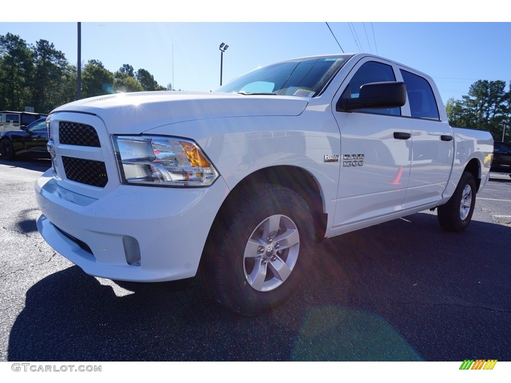 2018 1500 Express Crew Cab - Bright White / Black/Diesel Gray photo #3