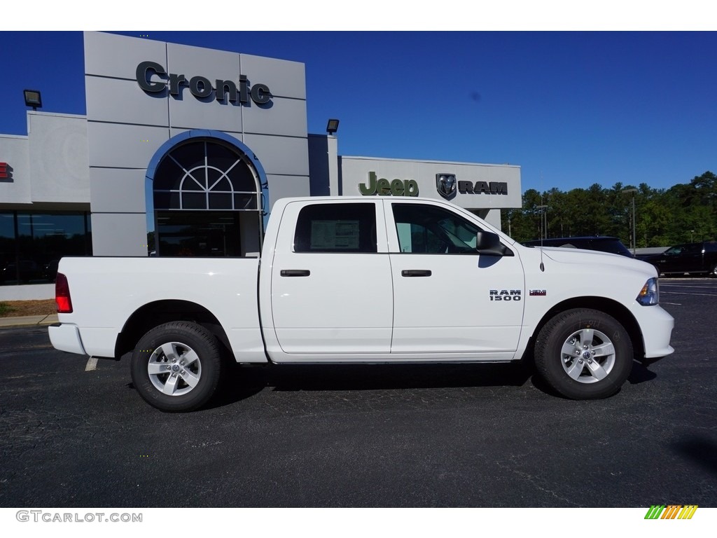2018 1500 Express Crew Cab - Bright White / Black/Diesel Gray photo #8