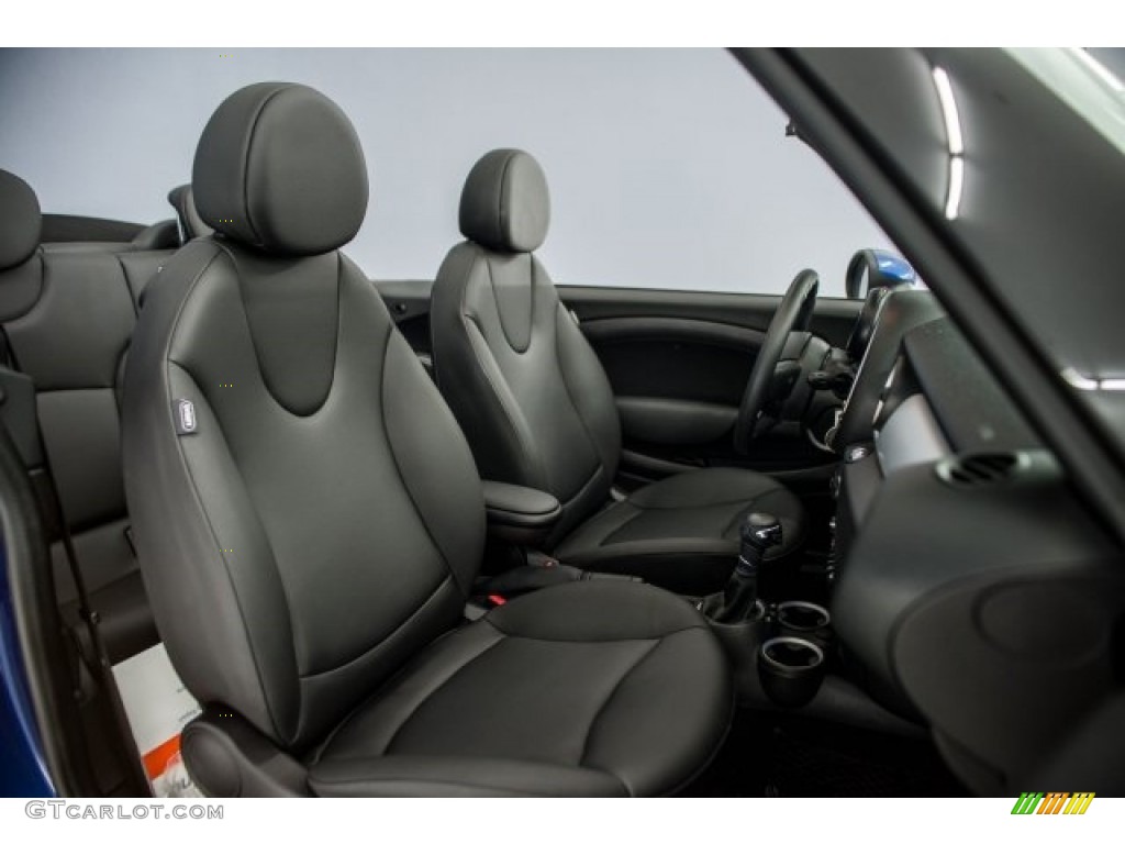 2014 Cooper Convertible - Lightning Blue Metallic / Carbon Black photo #6