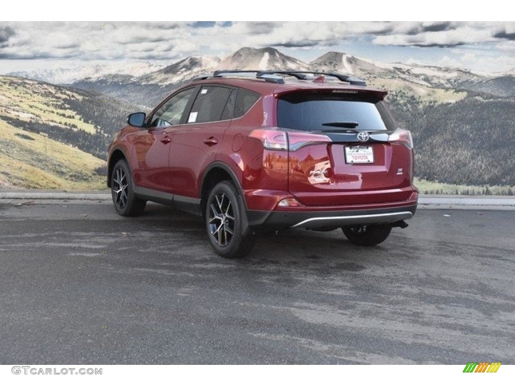 2018 RAV4 SE AWD - Ruby Flare Pearl / Black photo #3