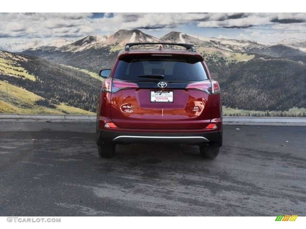 2018 RAV4 SE AWD - Ruby Flare Pearl / Black photo #4