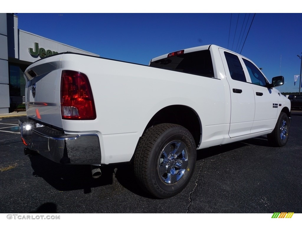2018 1500 Tradesman Quad Cab - Bright White / Black/Diesel Gray photo #7