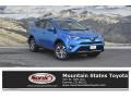 Electric Storm Blue 2018 Toyota RAV4 XLE AWD Hybrid