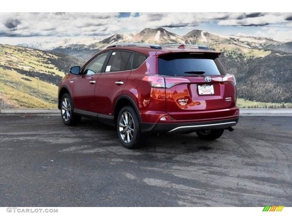 2018 RAV4 Limited AWD Hybrid - Ruby Flare Pearl / Nutmeg photo #3