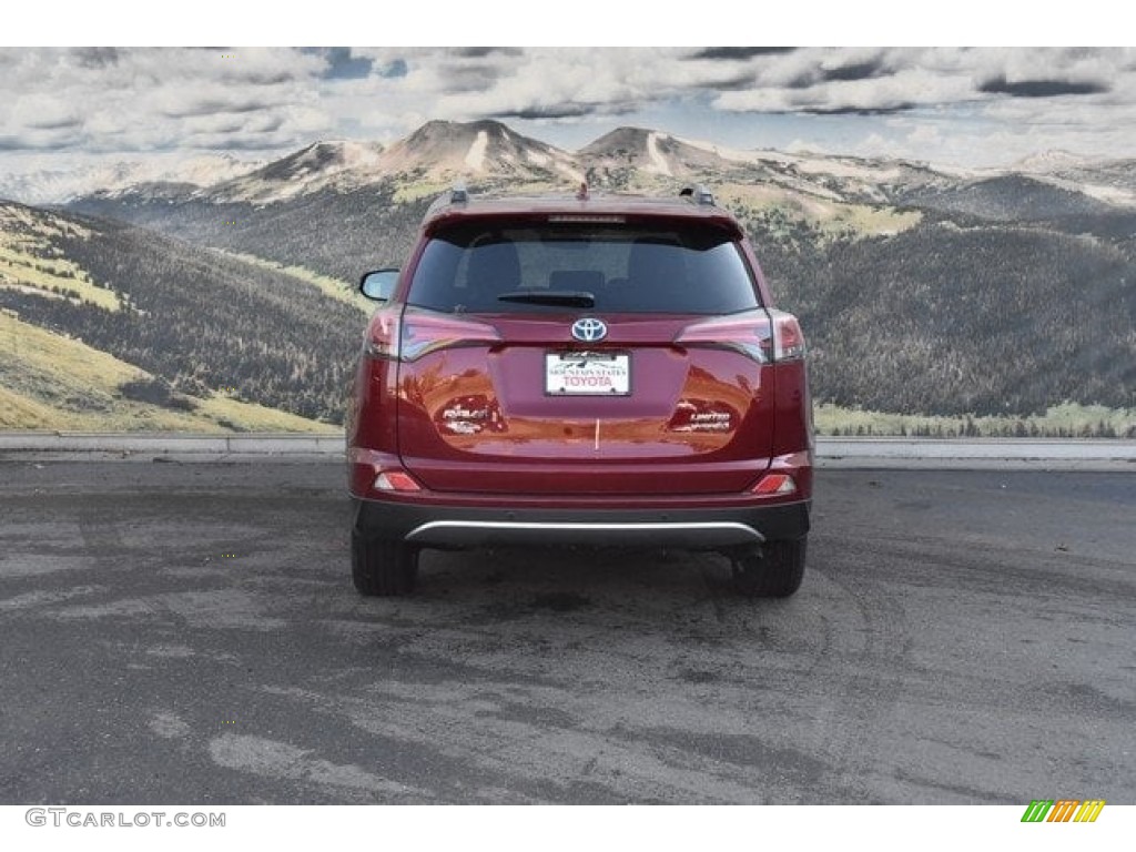 2018 RAV4 Limited AWD Hybrid - Ruby Flare Pearl / Nutmeg photo #4