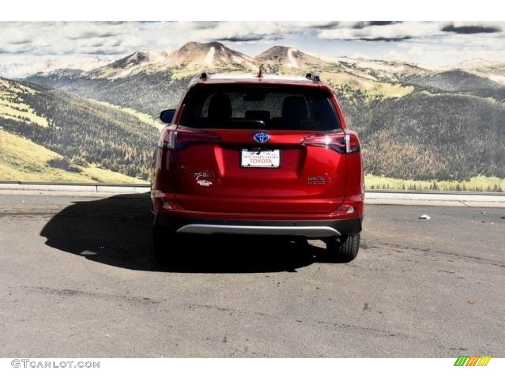 2018 RAV4 Limited AWD Hybrid - Ruby Flare Pearl / Nutmeg photo #4