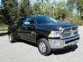 Brilliant Black Crystal Pearl 2018 Ram 3500 Laramie Mega Cab 4x4 Dual Rear Wheel Exterior
