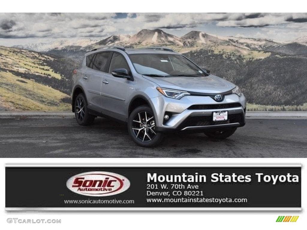 2018 RAV4 SE AWD Hybrid - Silver Sky Metallic / Black photo #1