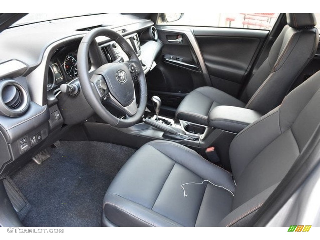 Black Interior 2018 Toyota RAV4 SE AWD Hybrid Photo #123362063