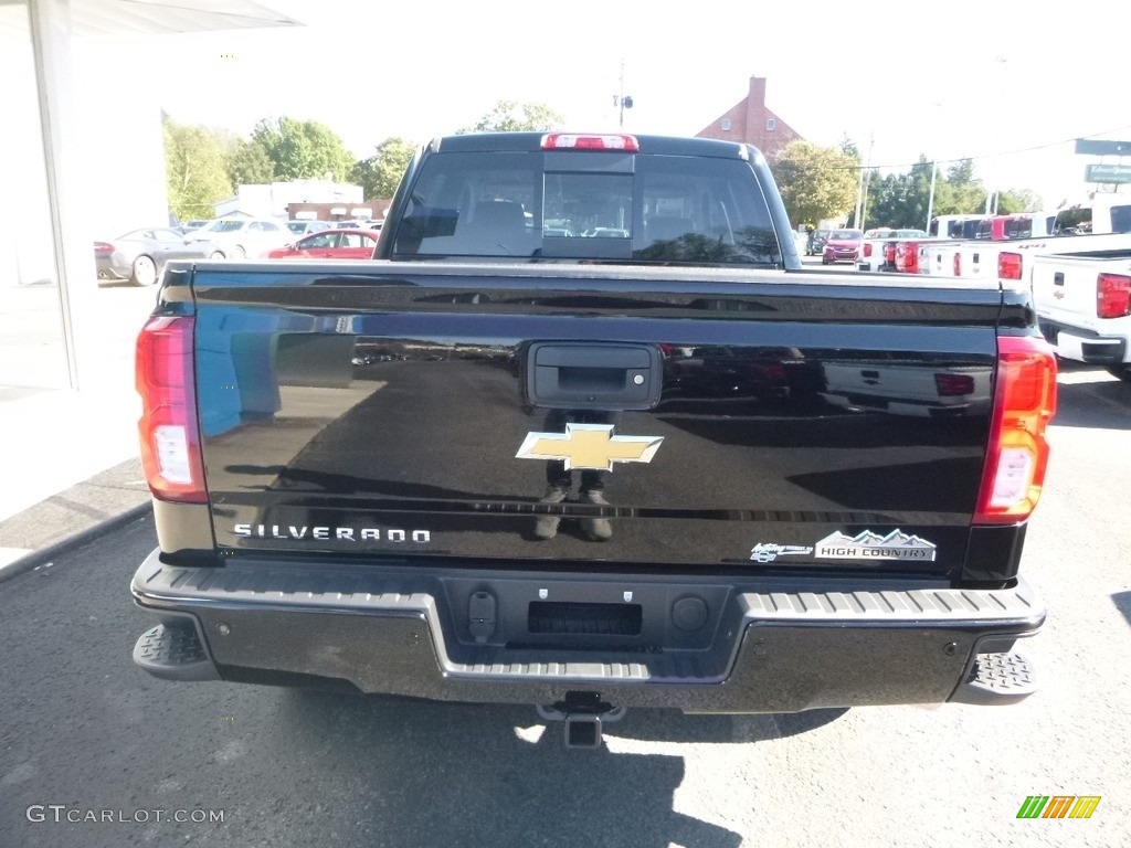 2018 Silverado 1500 High Country Crew Cab 4x4 - Black / High Country Saddle photo #5