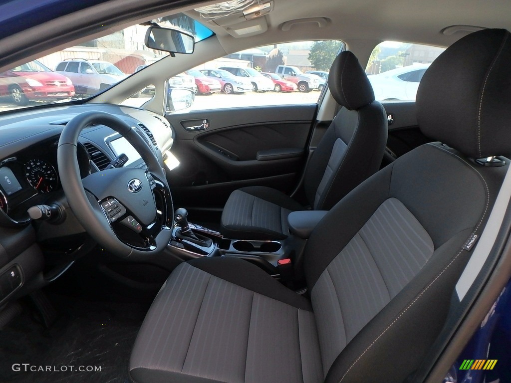 Black Interior 2018 Kia Forte S Photo #123362549