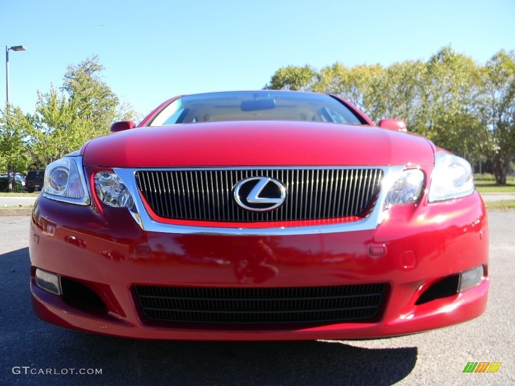 2010 GS 350 - Matador Red Mica / Parchment photo #4
