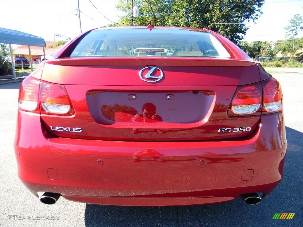 2010 GS 350 - Matador Red Mica / Parchment photo #9