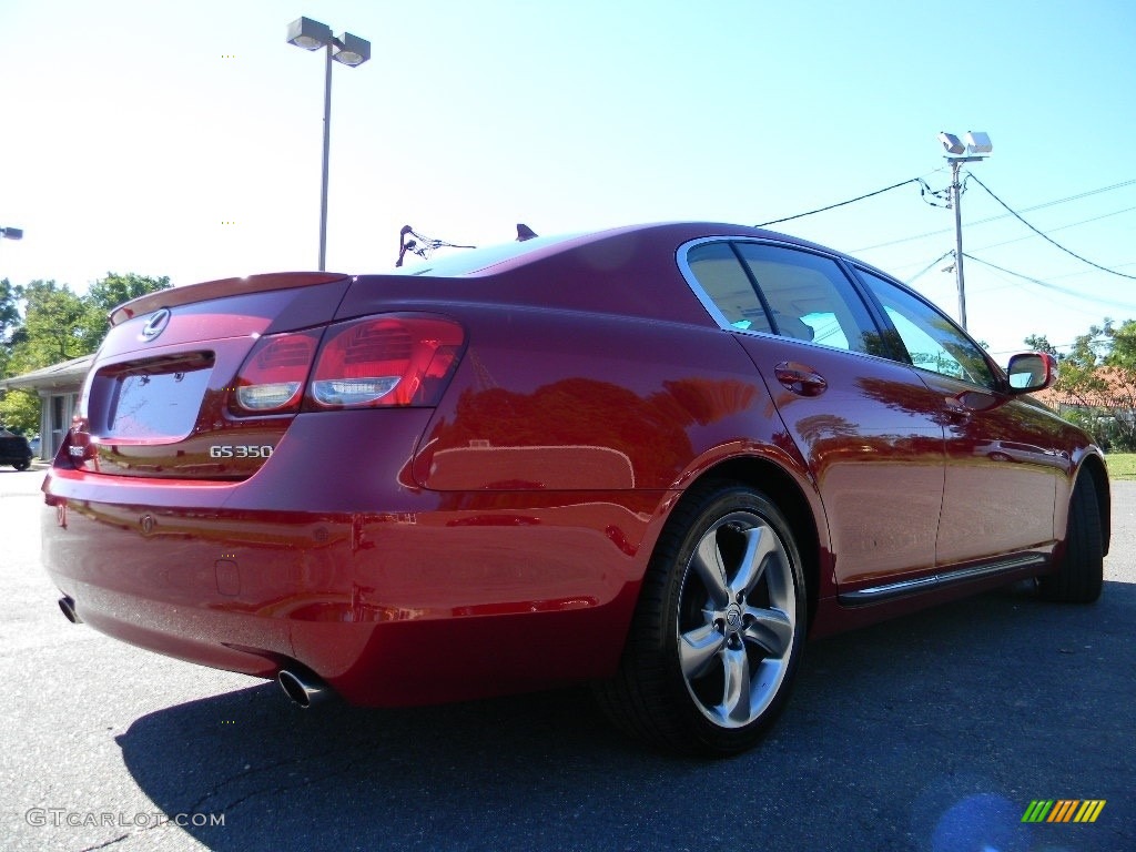 2010 GS 350 - Matador Red Mica / Parchment photo #10