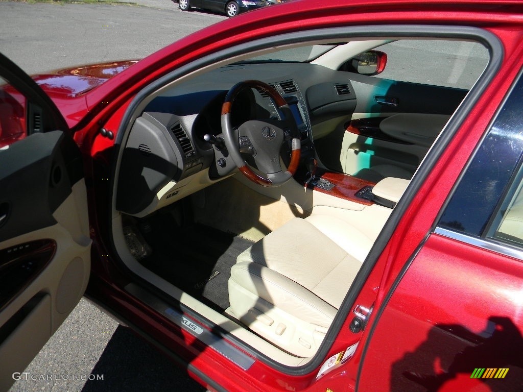 2010 GS 350 - Matador Red Mica / Parchment photo #17