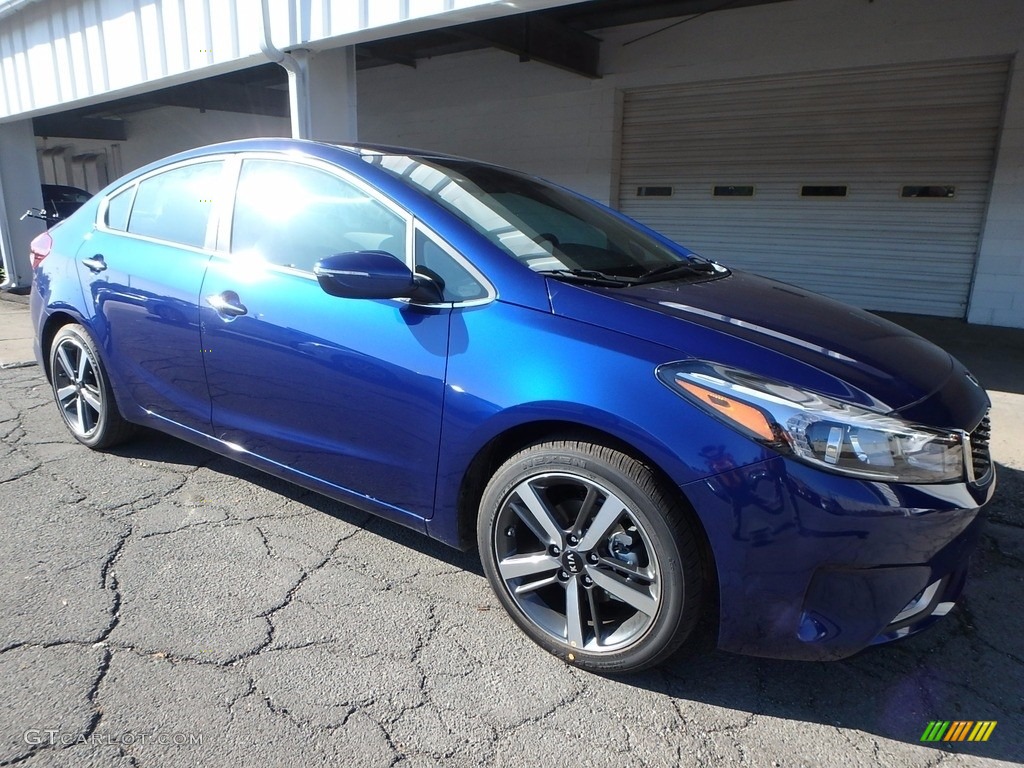 Deep Sea Blue 2018 Kia Forte EX Exterior Photo #123363446