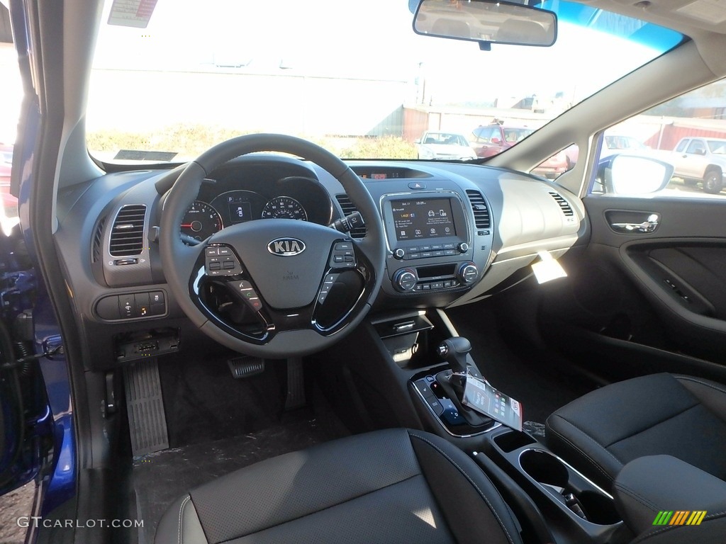 Black Interior 2018 Kia Forte EX Photo #123363551