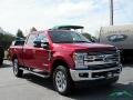 Ruby Red - F250 Super Duty Lariat Crew Cab 4x4 Photo No. 7