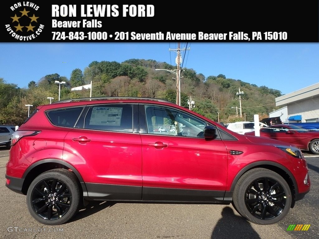 2018 Escape SE 4WD - Ruby Red / Charcoal Black photo #1