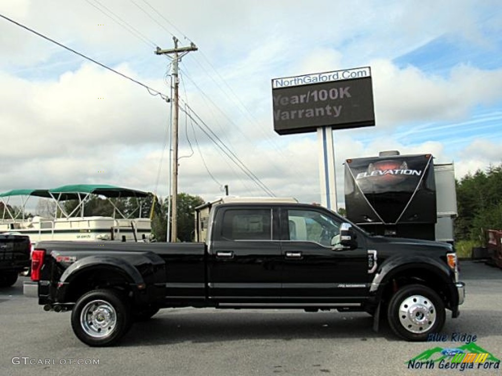 2017 F450 Super Duty King Ranch Crew Cab 4x4 - Shadow Black / King Ranch Java photo #6