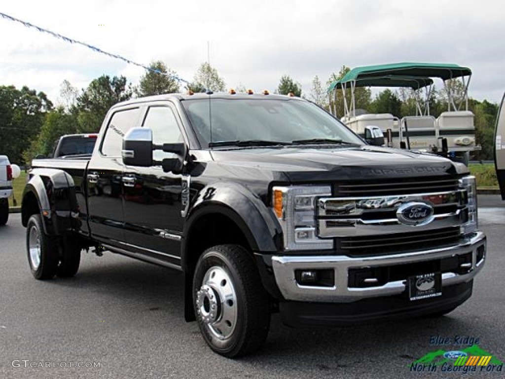 2017 F450 Super Duty King Ranch Crew Cab 4x4 - Shadow Black / King Ranch Java photo #7