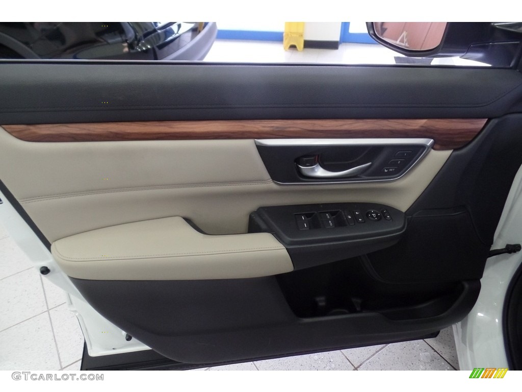 2017 CR-V Touring AWD - White Diamond Pearl / Ivory photo #5