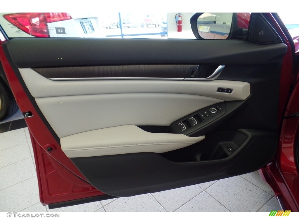 2018 Accord EX-L Sedan - Radiant Red Metallic / Ivory photo #9