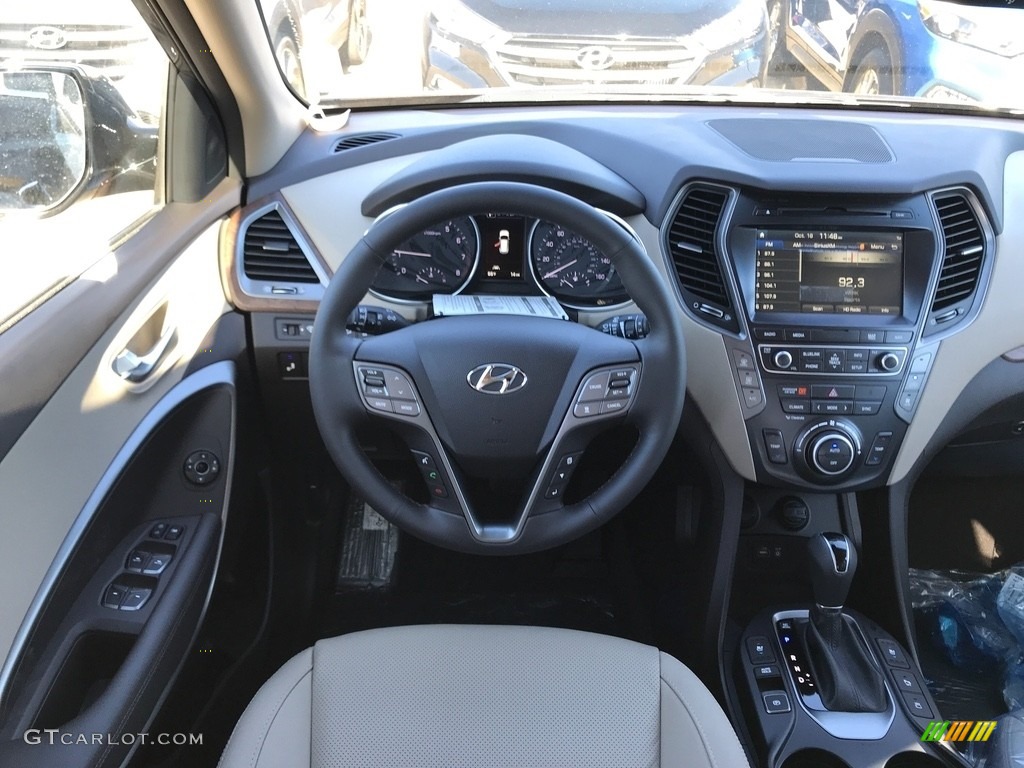 2018 Santa Fe Limited Ultimate AWD - Java Espresso / Beige photo #3