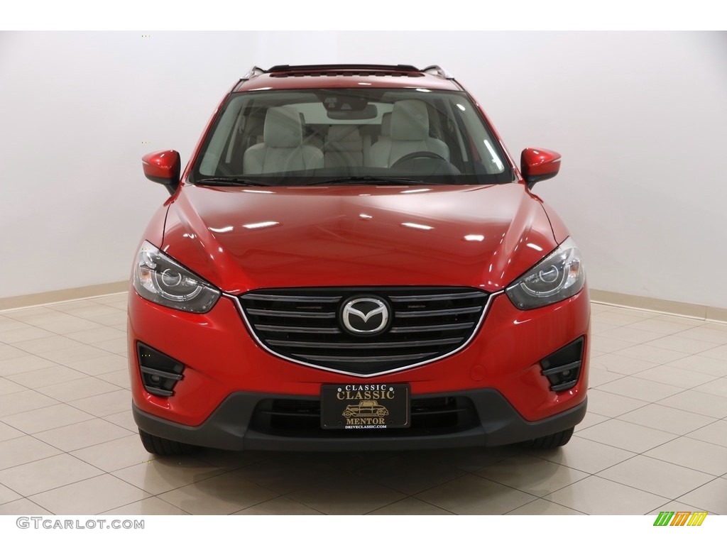 2016 CX-5 Grand Touring AWD - Soul Red Metallic / Parchment photo #2