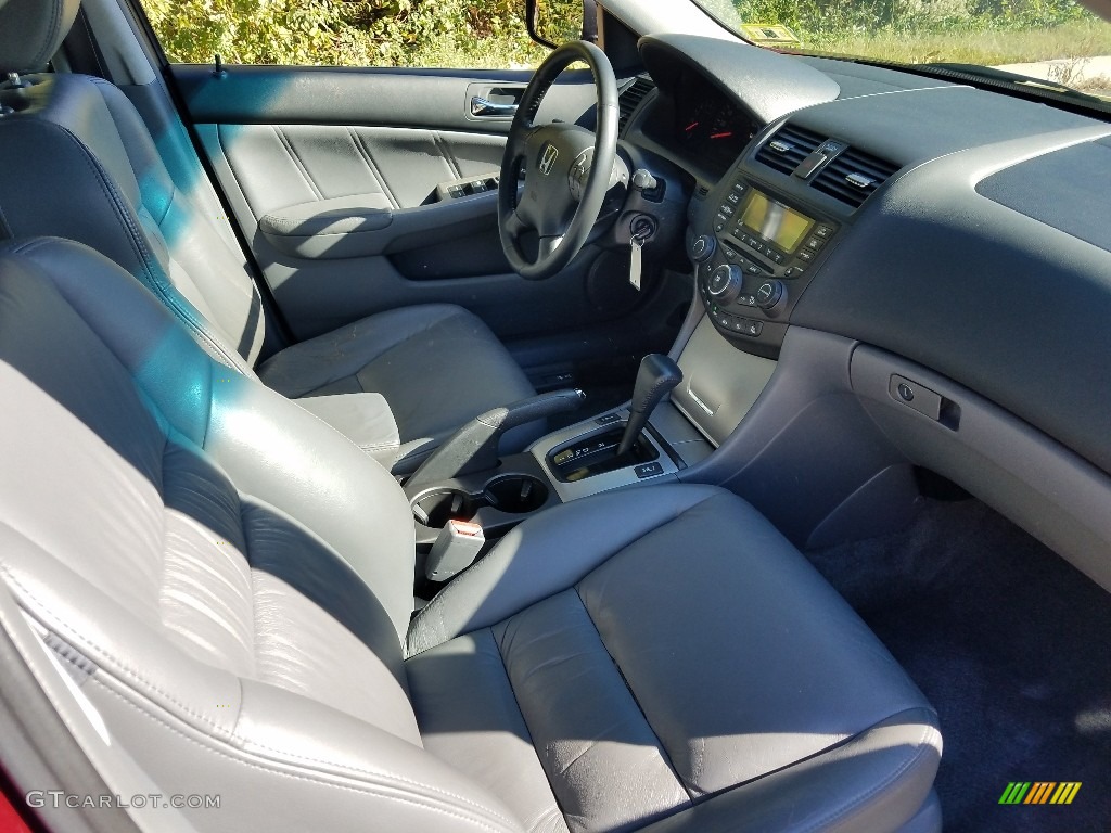 2004 Accord EX V6 Sedan - Redondo Red Pearl / Black photo #10