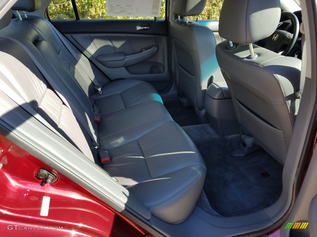 2004 Accord EX V6 Sedan - Redondo Red Pearl / Black photo #11