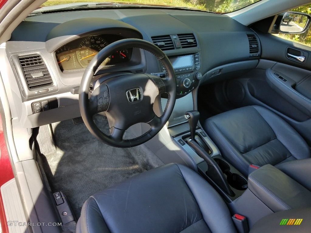 2004 Accord EX V6 Sedan - Redondo Red Pearl / Black photo #13