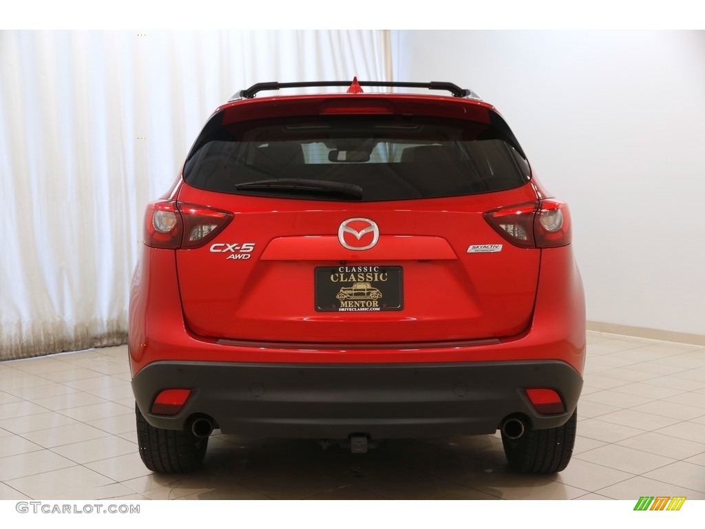 2016 CX-5 Grand Touring AWD - Soul Red Metallic / Parchment photo #17