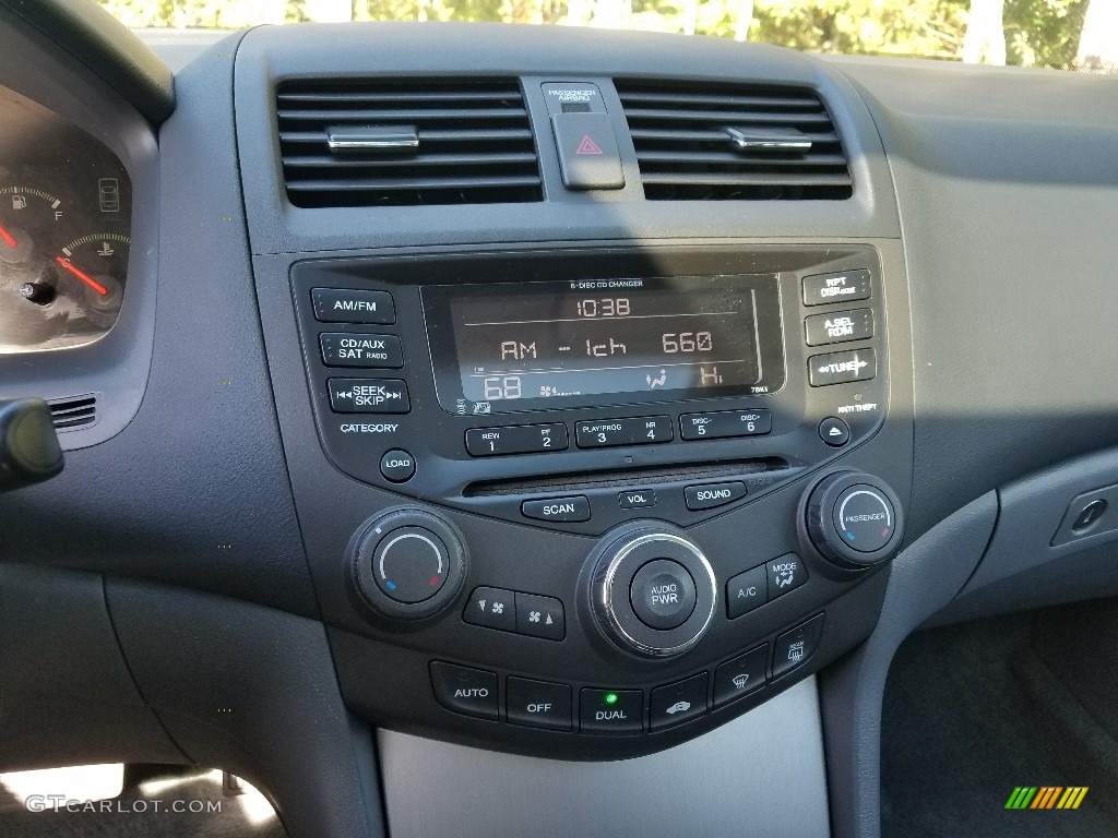 2004 Accord EX V6 Sedan - Redondo Red Pearl / Black photo #22