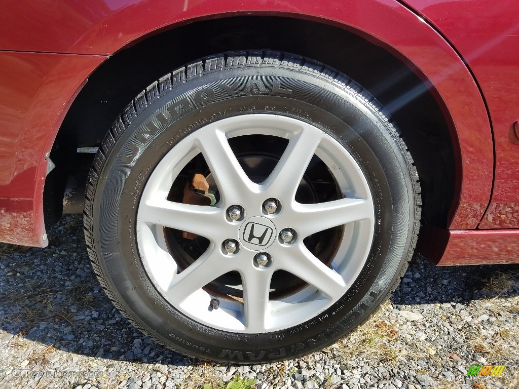2004 Accord EX V6 Sedan - Redondo Red Pearl / Black photo #28