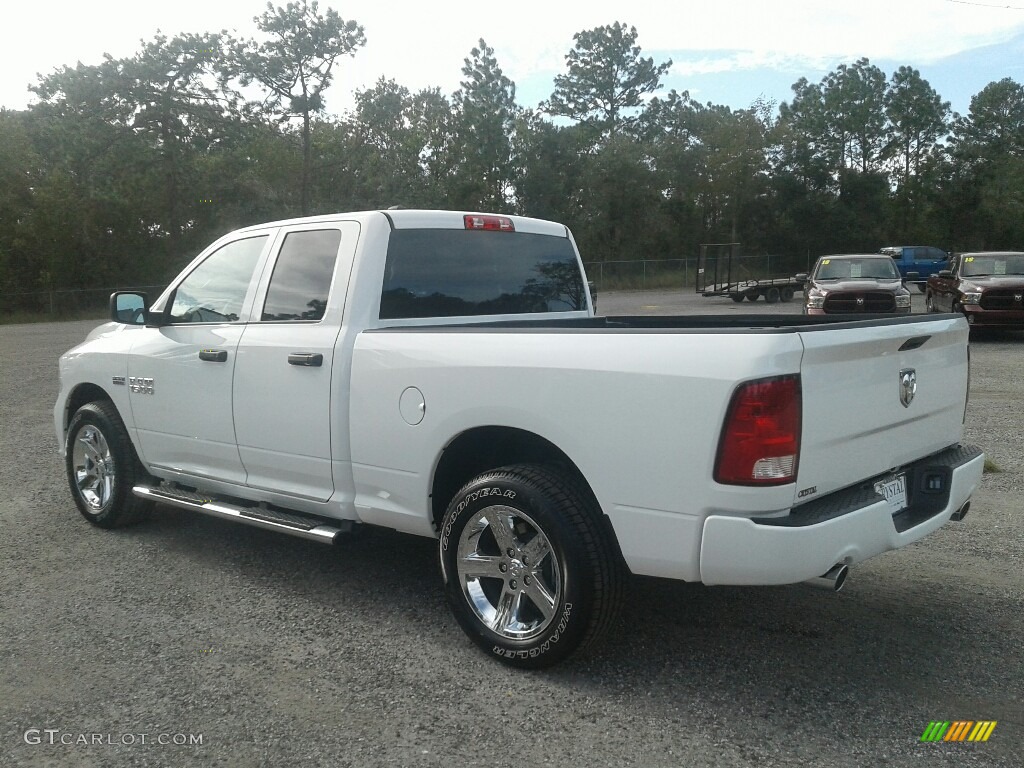 2018 1500 Express Quad Cab - Bright White / Black/Diesel Gray photo #3
