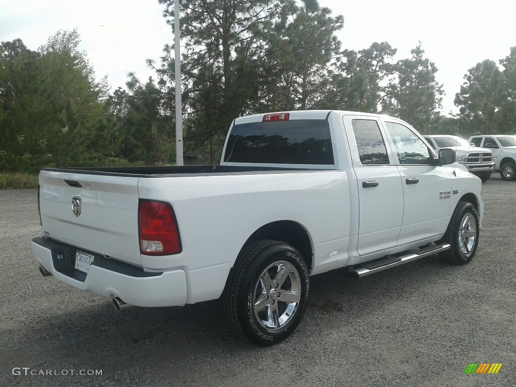 2018 1500 Express Quad Cab - Bright White / Black/Diesel Gray photo #5