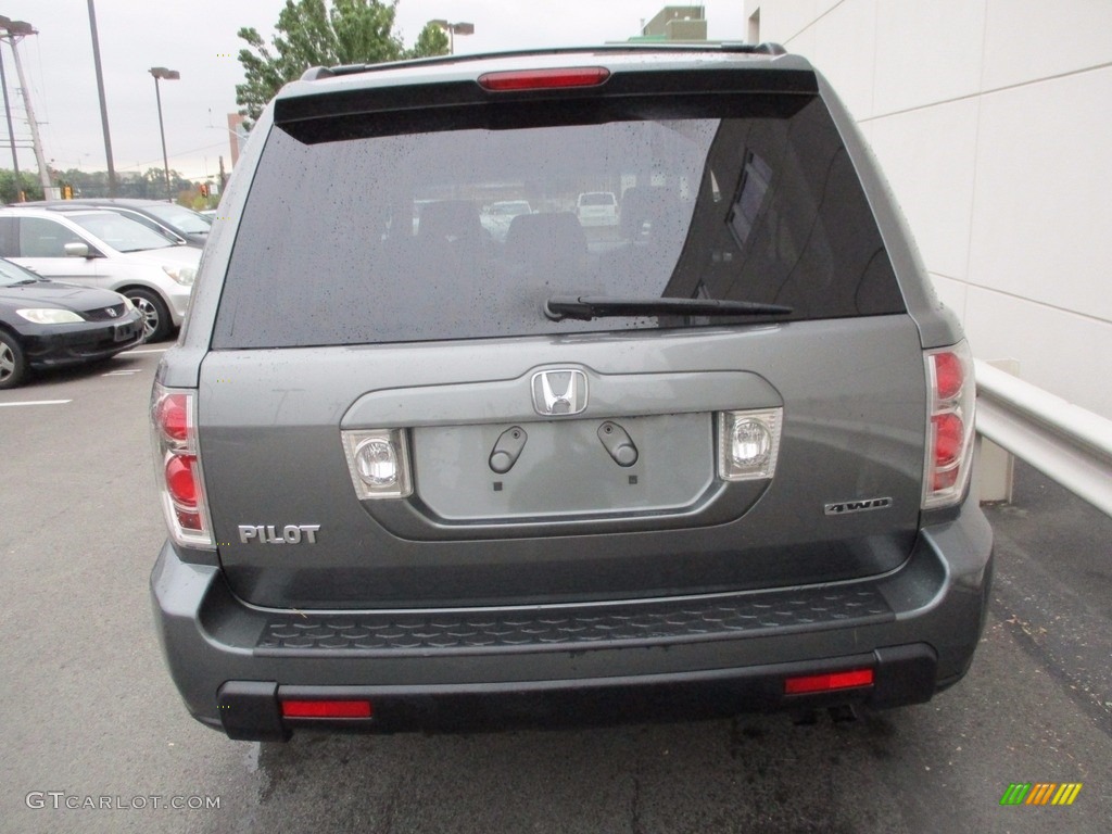 2008 Pilot EX-L 4WD - Steel Blue Metallic / Gray photo #4