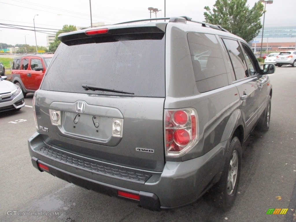 2008 Pilot EX-L 4WD - Steel Blue Metallic / Gray photo #5