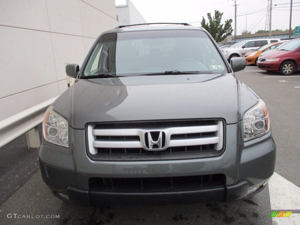 2008 Pilot EX-L 4WD - Steel Blue Metallic / Gray photo #9