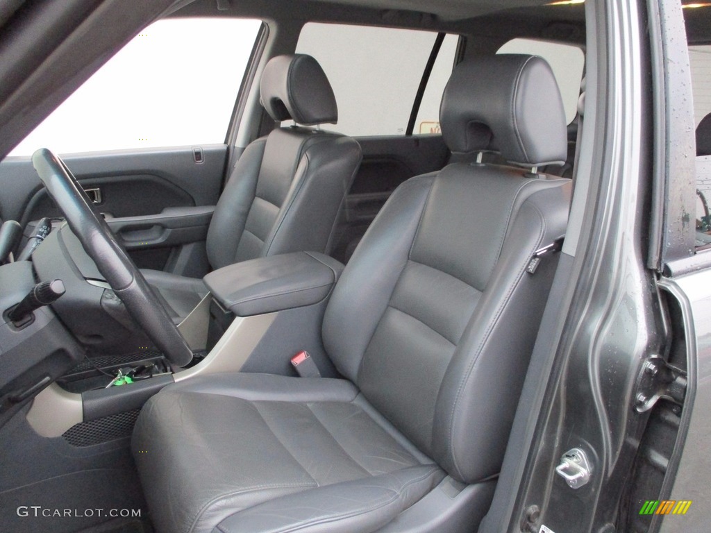 2008 Pilot EX-L 4WD - Steel Blue Metallic / Gray photo #12