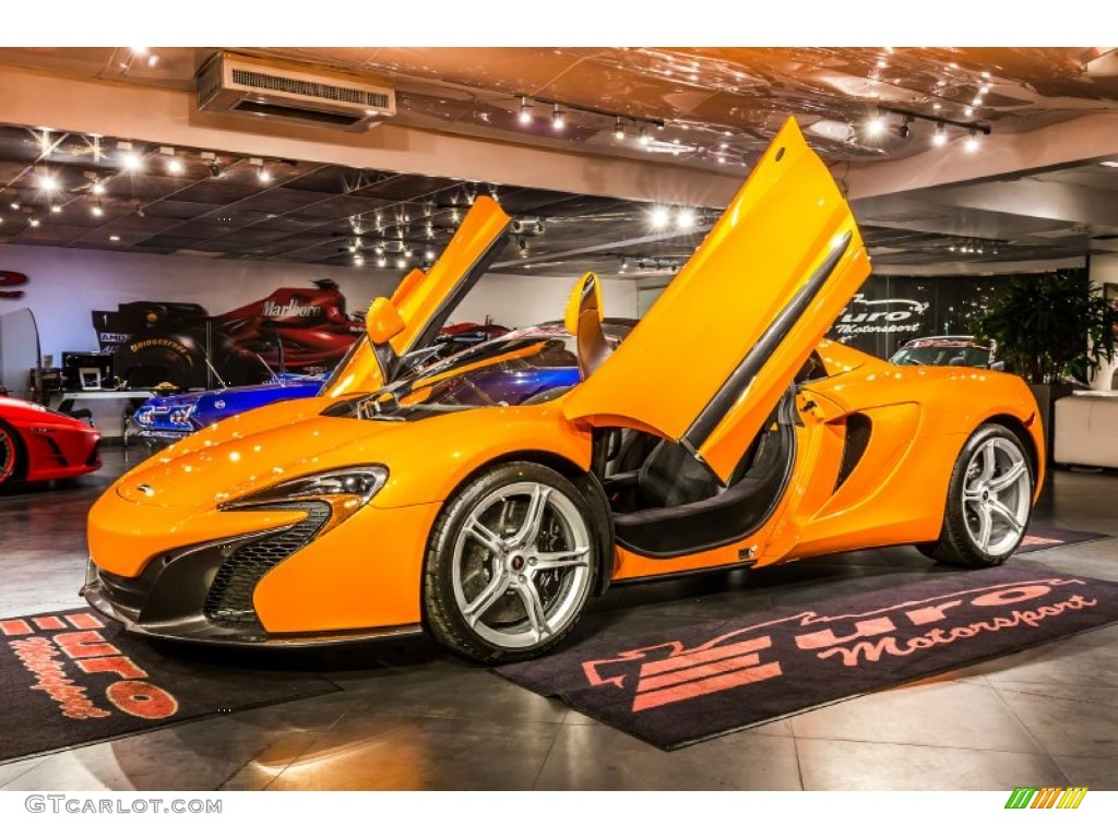 McLaren Orange 2015 McLaren 650S Spyder Exterior Photo #123374840