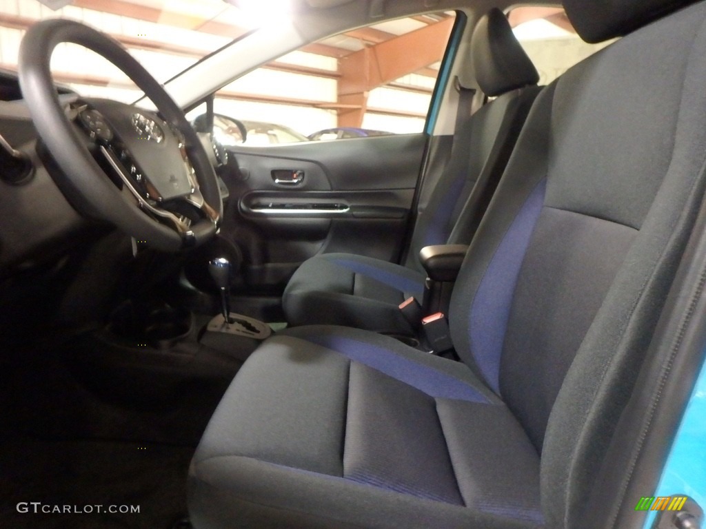 2018 Prius c Two - Tide Pool Pearl / Blue/Dark Gray Two-Tone photo #6