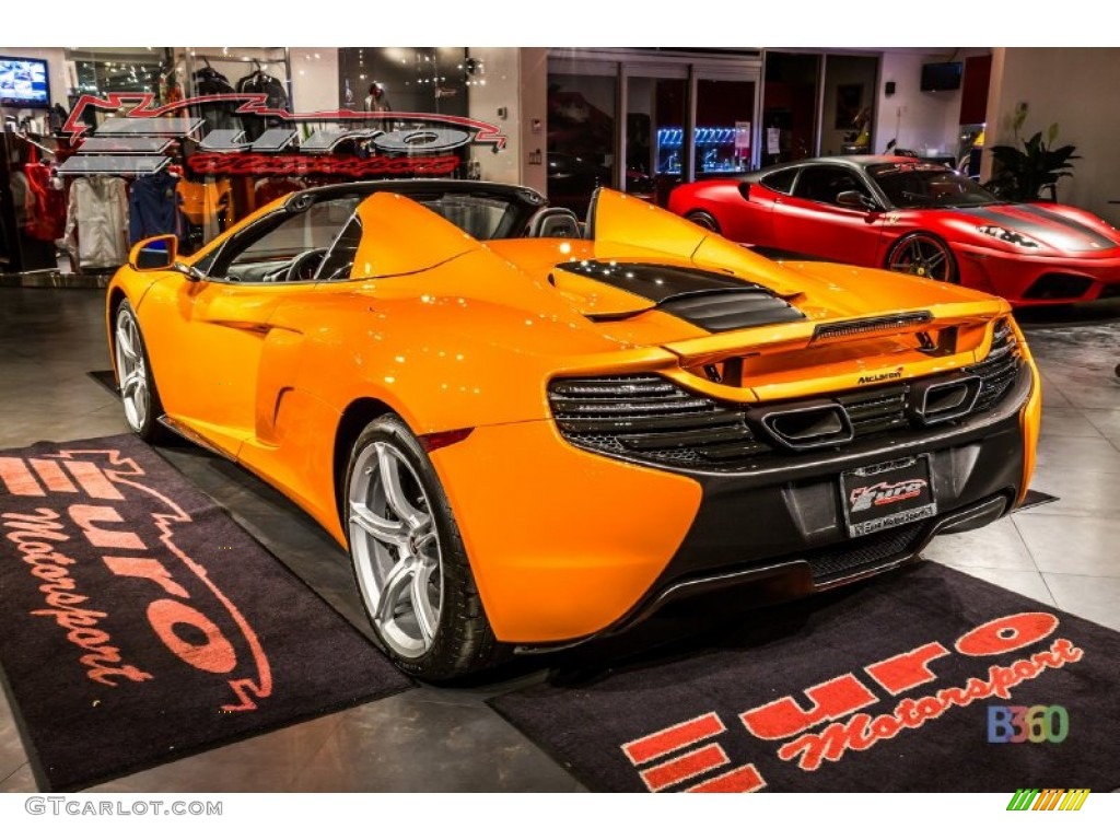 2015 650S Spyder - McLaren Orange / Carbon Black photo #29