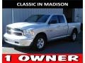 2017 Bright Silver Metallic Ram 1500 Big Horn Quad Cab 4x4  photo #1