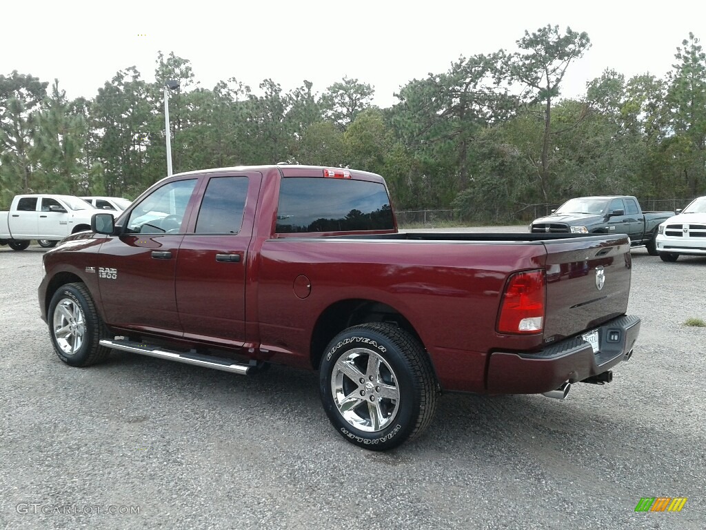 2018 1500 Express Quad Cab - Delmonico Red Pearl / Black/Diesel Gray photo #3