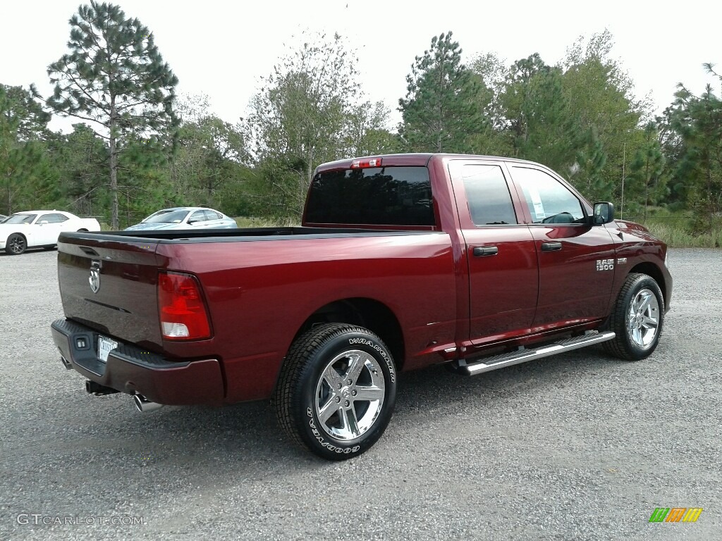 2018 1500 Express Quad Cab - Delmonico Red Pearl / Black/Diesel Gray photo #5