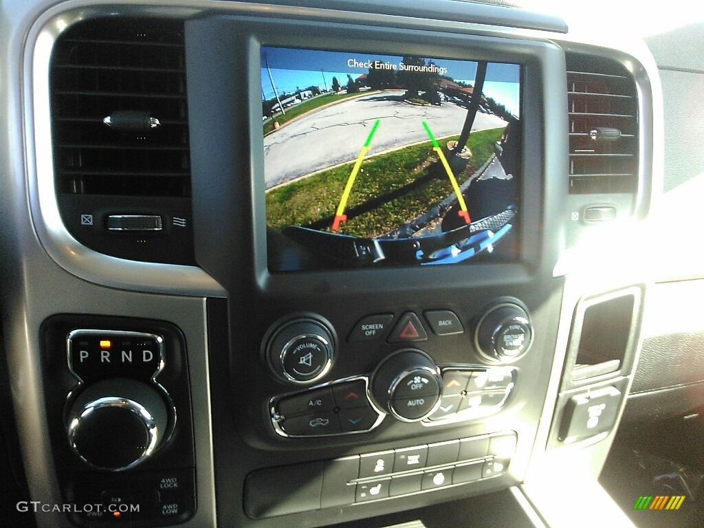2018 1500 Big Horn Crew Cab 4x4 - Brilliant Black Crystal Pearl / Black/Diesel Gray photo #9