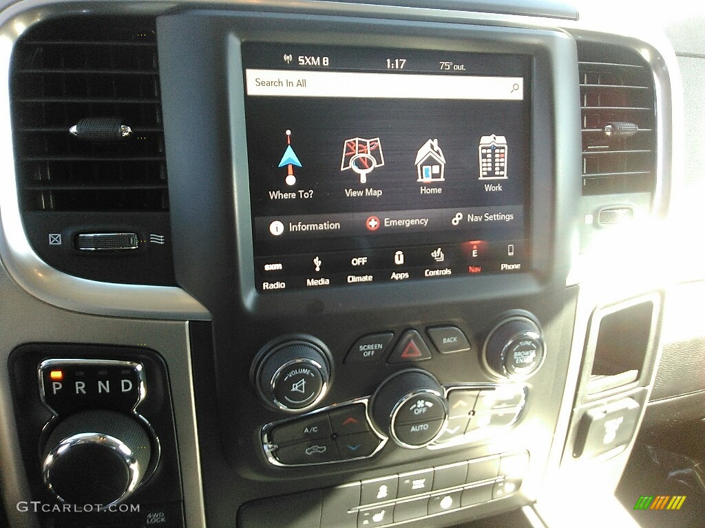 2018 1500 Big Horn Crew Cab 4x4 - Brilliant Black Crystal Pearl / Black/Diesel Gray photo #12